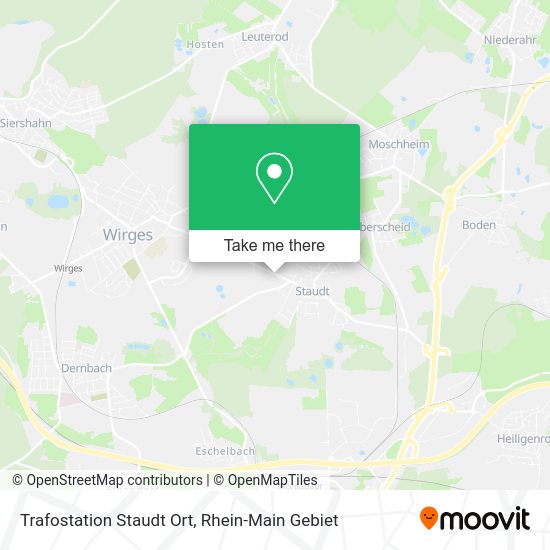 Карта Trafostation Staudt Ort