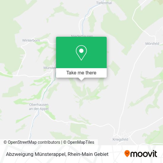 Карта Abzweigung Münsterappel