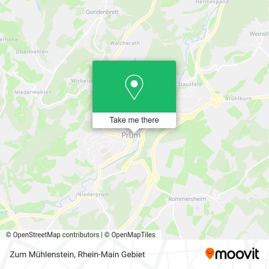 Zum Mühlenstein map
