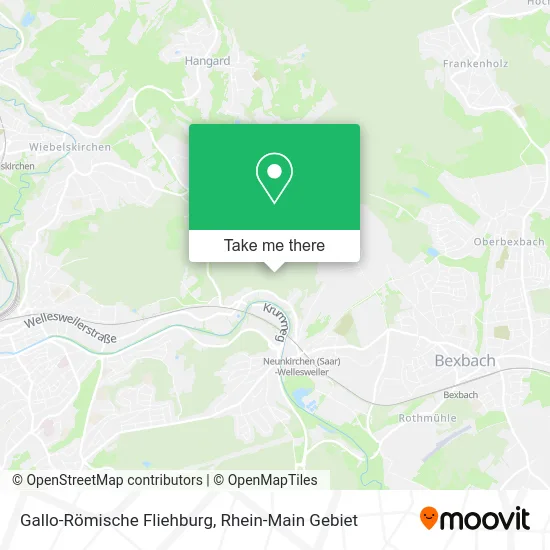 Карта Gallo-Römische Fliehburg