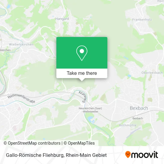 Карта Gallo-Römische Fliehburg