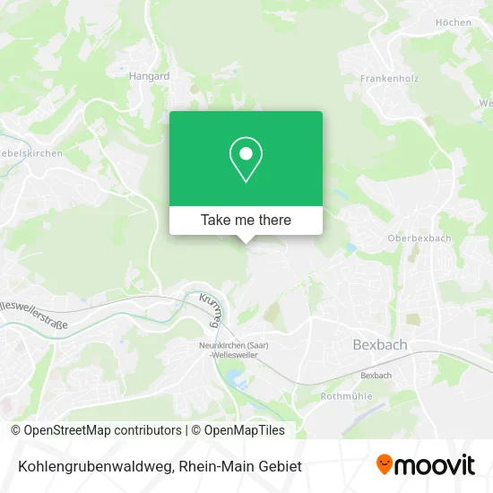 Kohlengrubenwaldweg map