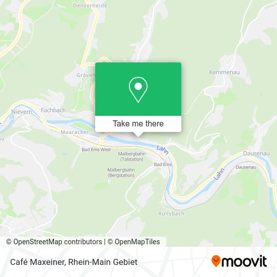 Карта Café Maxeiner