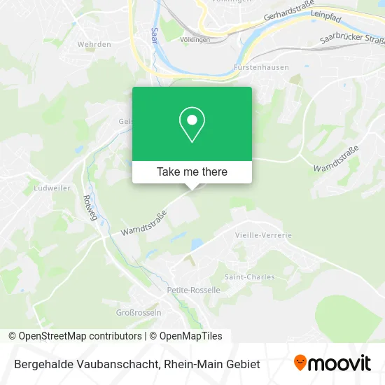 Карта Bergehalde Vaubanschacht