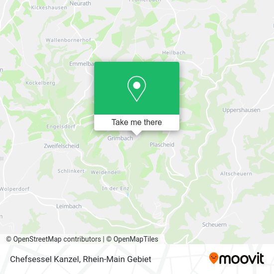 Карта Chefsessel Kanzel