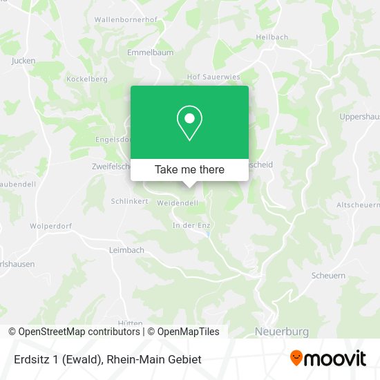 Карта Erdsitz 1 (Ewald)