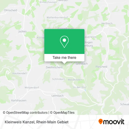 Карта Kleinweis Kanzel