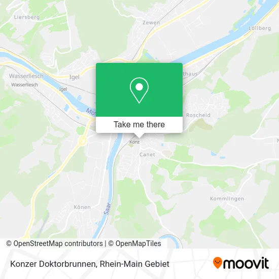 Карта Konzer Doktorbrunnen
