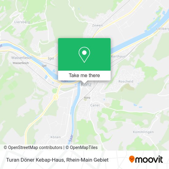 Карта Turan Döner Kebap-Haus