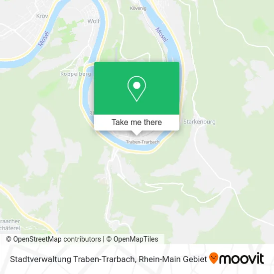 Карта Stadtverwaltung Traben-Trarbach