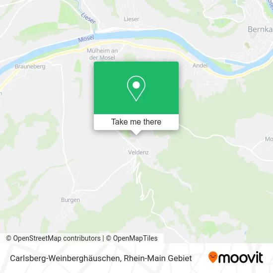 Карта Carlsberg-Weinberghäuschen