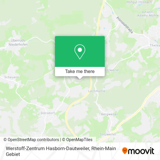 Карта Werstoff-Zentrum Hasborn-Dautweiler