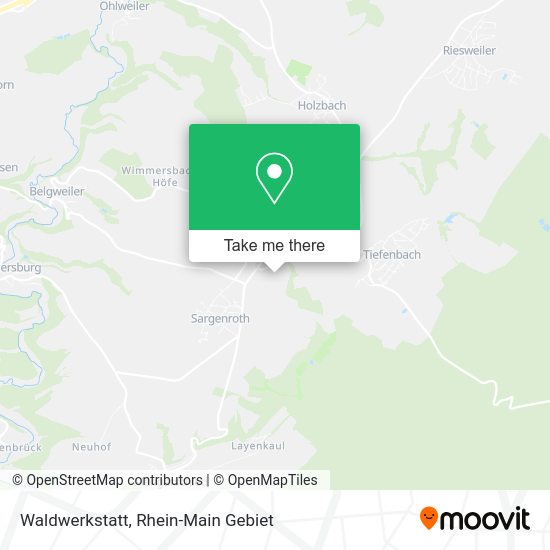 Карта Waldwerkstatt