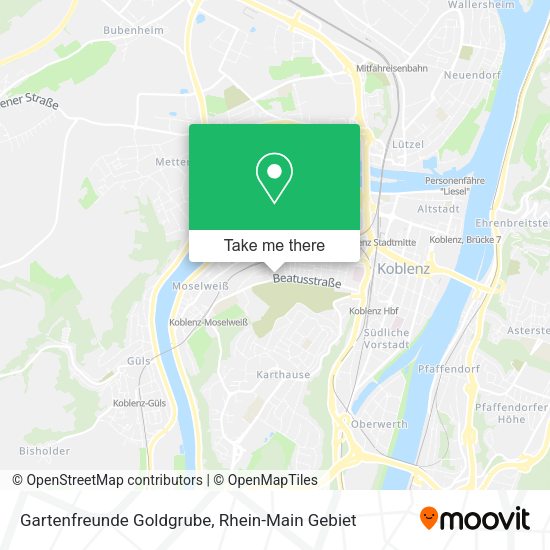 Карта Gartenfreunde Goldgrube
