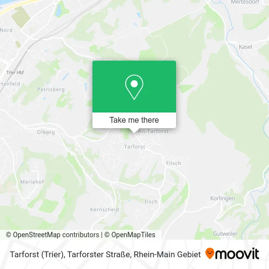 Карта Tarforst (Trier), Tarforster Straße