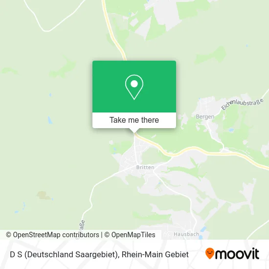 Карта D S (Deutschland Saargebiet)