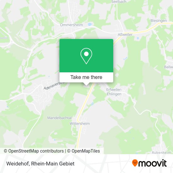 Карта Weidehof