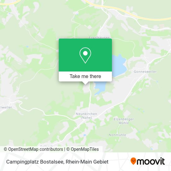 Карта Campingplatz Bostalsee