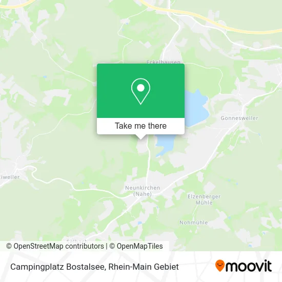 Карта Campingplatz Bostalsee