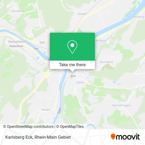 Карта Karlsberg Eck