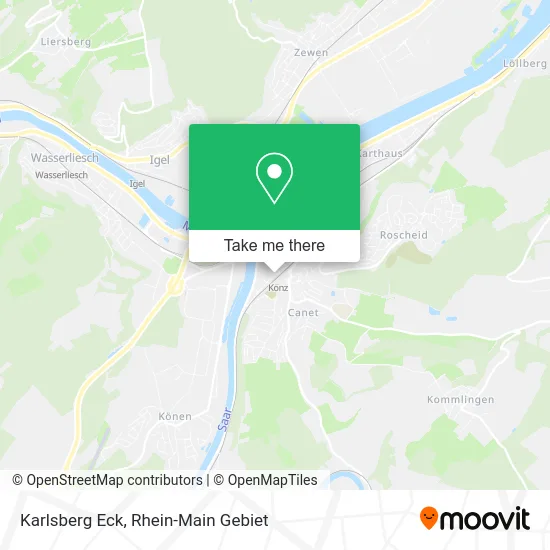 Карта Karlsberg Eck