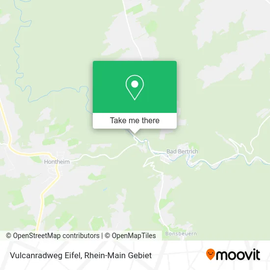 Карта Vulcanradweg Eifel