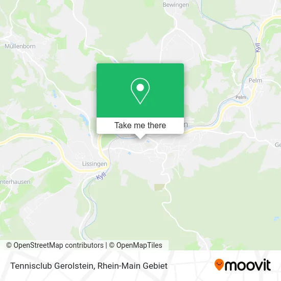 Карта Tennisclub Gerolstein