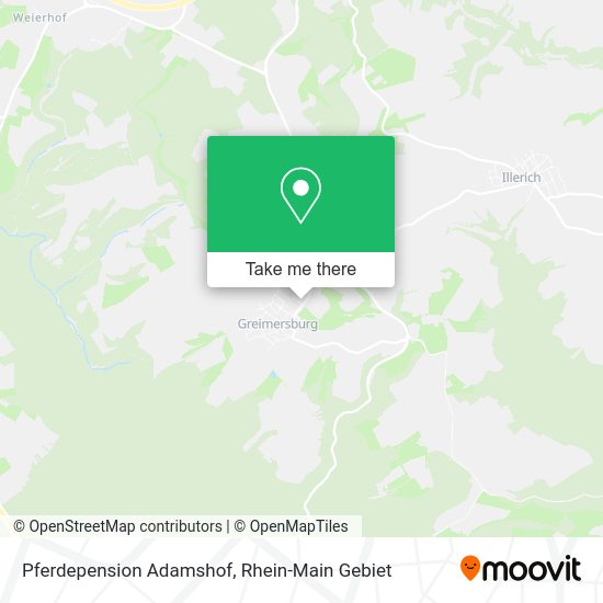 Карта Pferdepension Adamshof