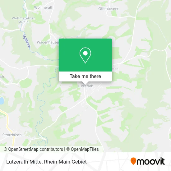 Lutzerath Mitte map