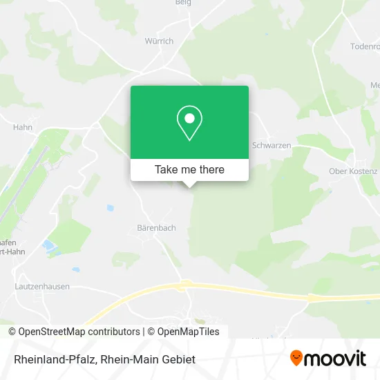 Карта Rheinland-Pfalz