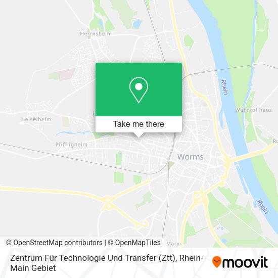 Карта Zentrum Für Technologie Und Transfer (Ztt)