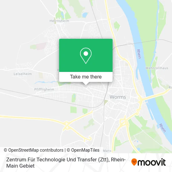 Карта Zentrum Für Technologie Und Transfer (Ztt)