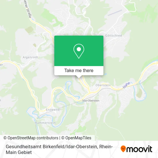 Карта Gesundheitsamt Birkenfeld / Idar-Oberstein