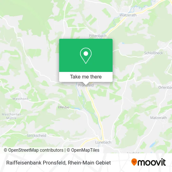 Карта Raiffeisenbank Pronsfeld