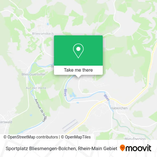 Карта Sportplatz Bliesmengen-Bolchen