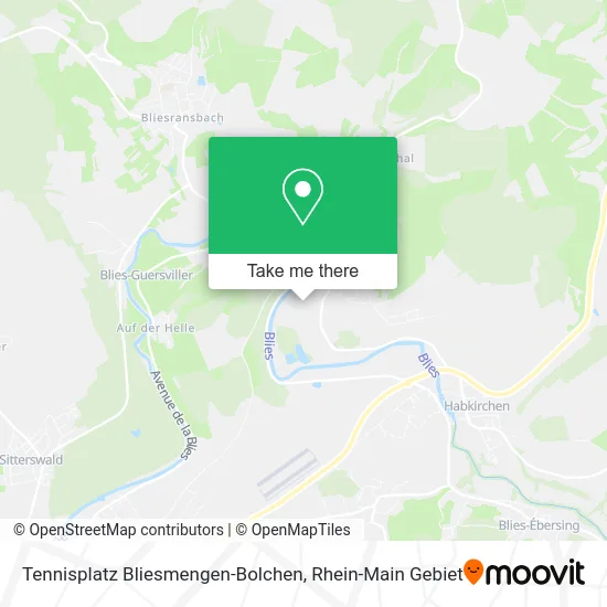 Карта Tennisplatz Bliesmengen-Bolchen