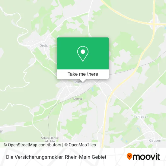 Карта Die Versicherungsmakler