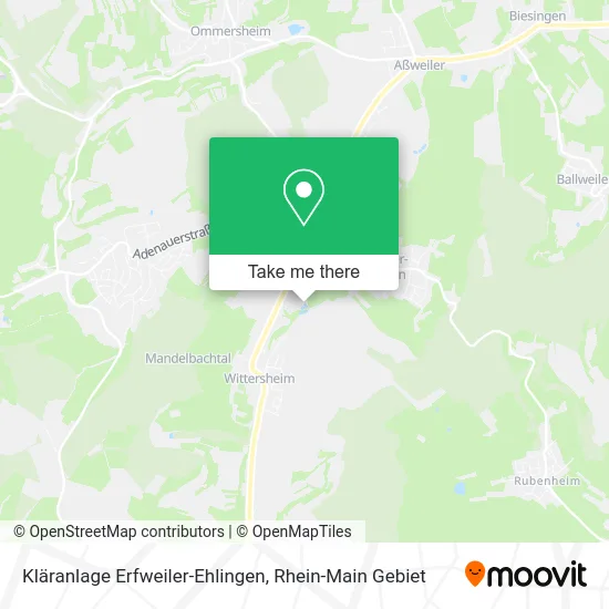 Карта Kläranlage Erfweiler-Ehlingen