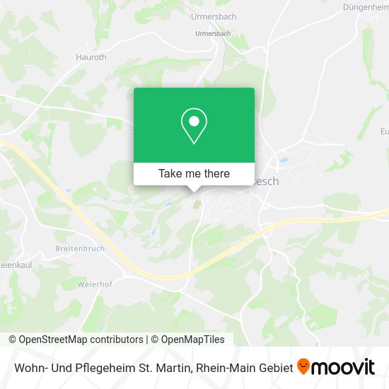 Карта Wohn- Und Pflegeheim St. Martin