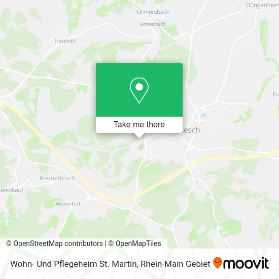 Карта Wohn- Und Pflegeheim St. Martin
