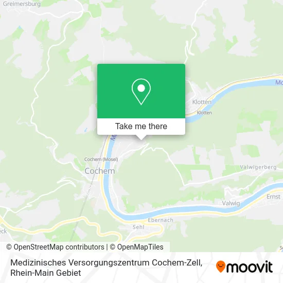 Карта Medizinisches Versorgungszentrum Cochem-Zell