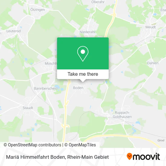 Карта Mariä Himmelfahrt Boden
