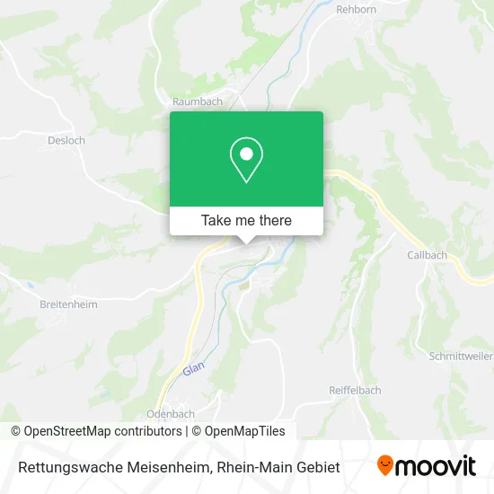 Карта Rettungswache Meisenheim
