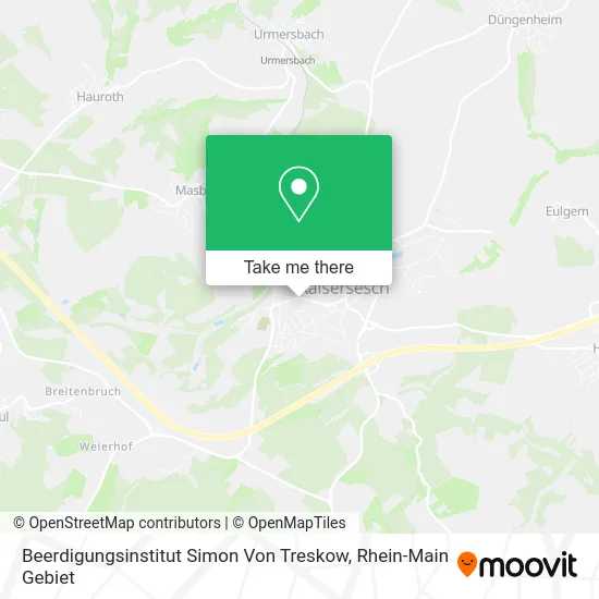 Карта Beerdigungsinstitut Simon Von Treskow
