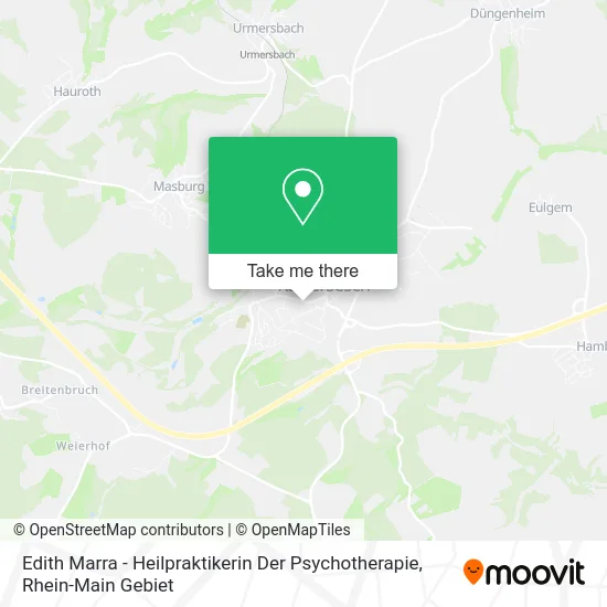 Карта Edith Marra - Heilpraktikerin Der Psychotherapie