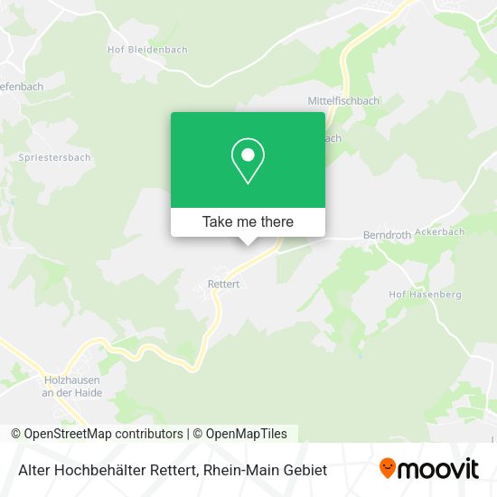 Карта Alter Hochbehälter Rettert
