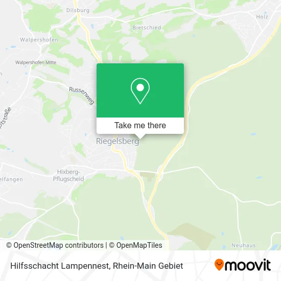 Карта Hilfsschacht Lampennest