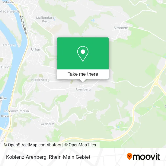 Карта Koblenz-Arenberg