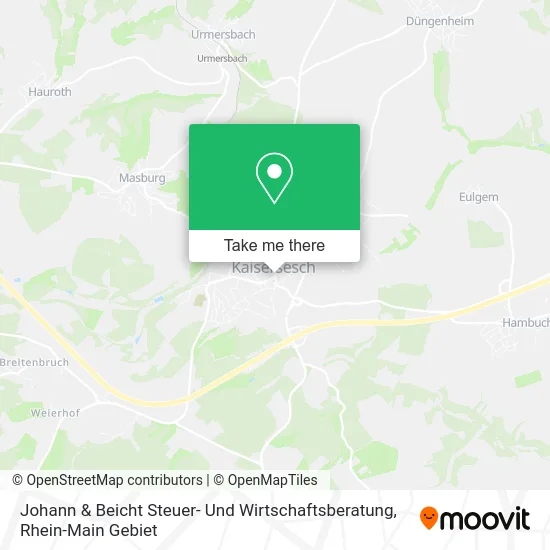 Карта Johann & Beicht Steuer- Und Wirtschaftsberatung