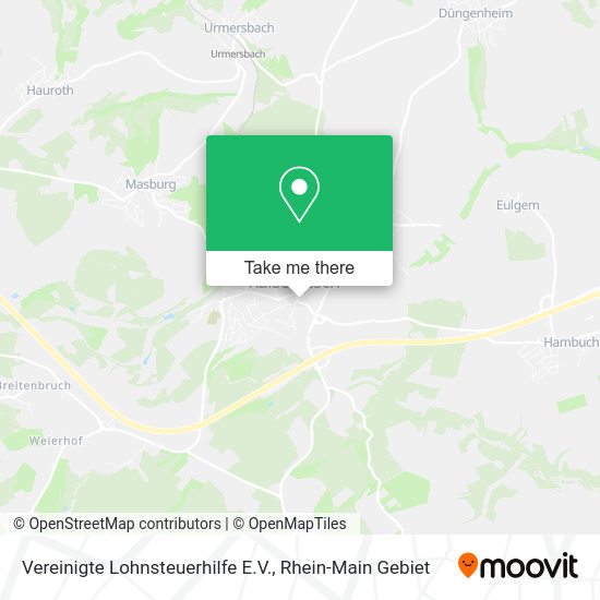 Карта Vereinigte Lohnsteuerhilfe E.V.